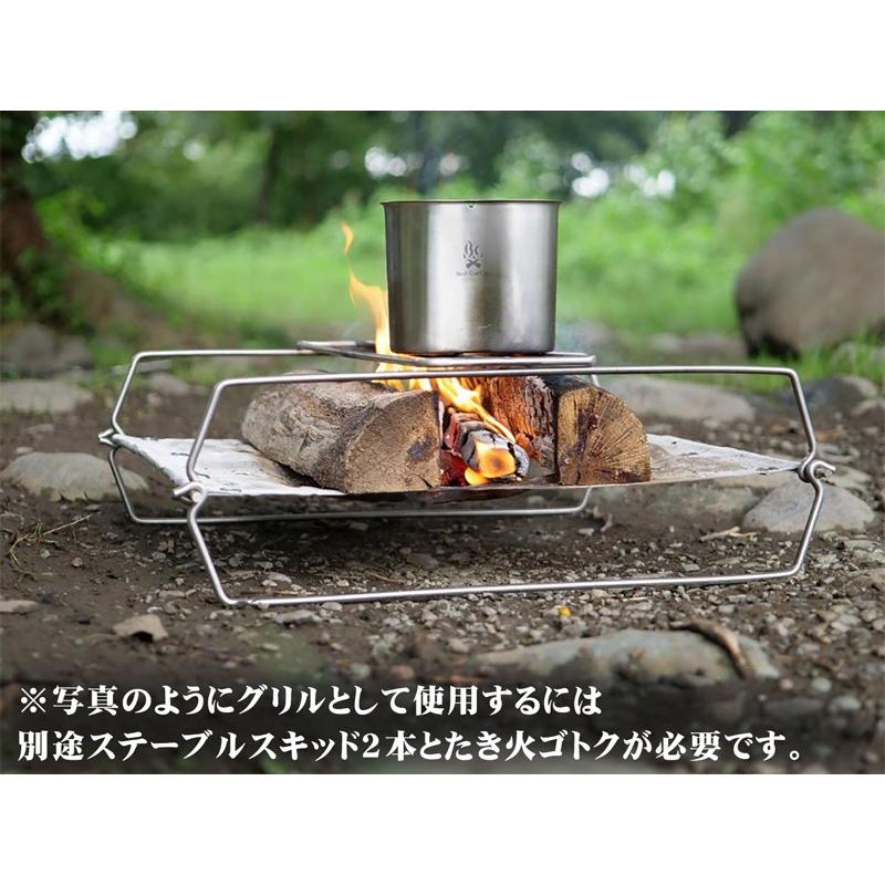 Bush Craft Inc. ブッシュクラフト ファイヤースタンド/焚き火台 アウトドアグッズ キャンプ用品 ソロキャンプ 必需品 ブランド 道具【Sx】【T】｜waiper｜05