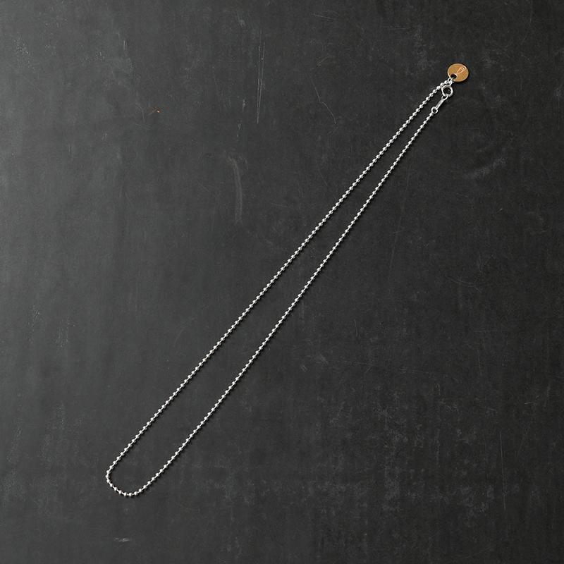 BUTTON WORKS ボタンワークス Silver 925 ボールチェーンネックレス