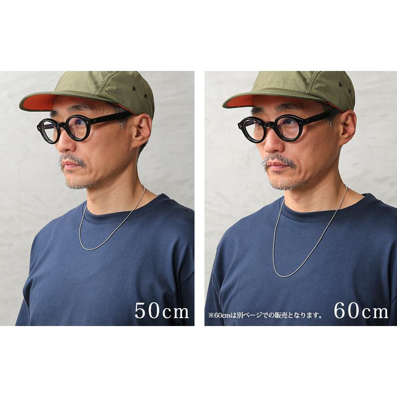 BUTTON WORKS ボタンワークス Silver 925 ボールチェーンネックレス