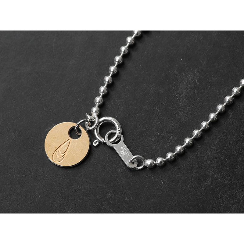 BUTTON WORKS ボタンワークス Silver 925 ボールチェーンネックレス