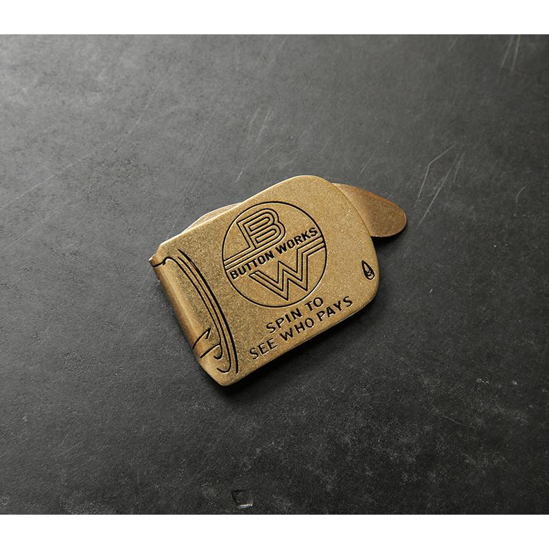 BUTTON WORKS ボタンワークス BW-0185 “YOU PAY”MONEY CLIP 2