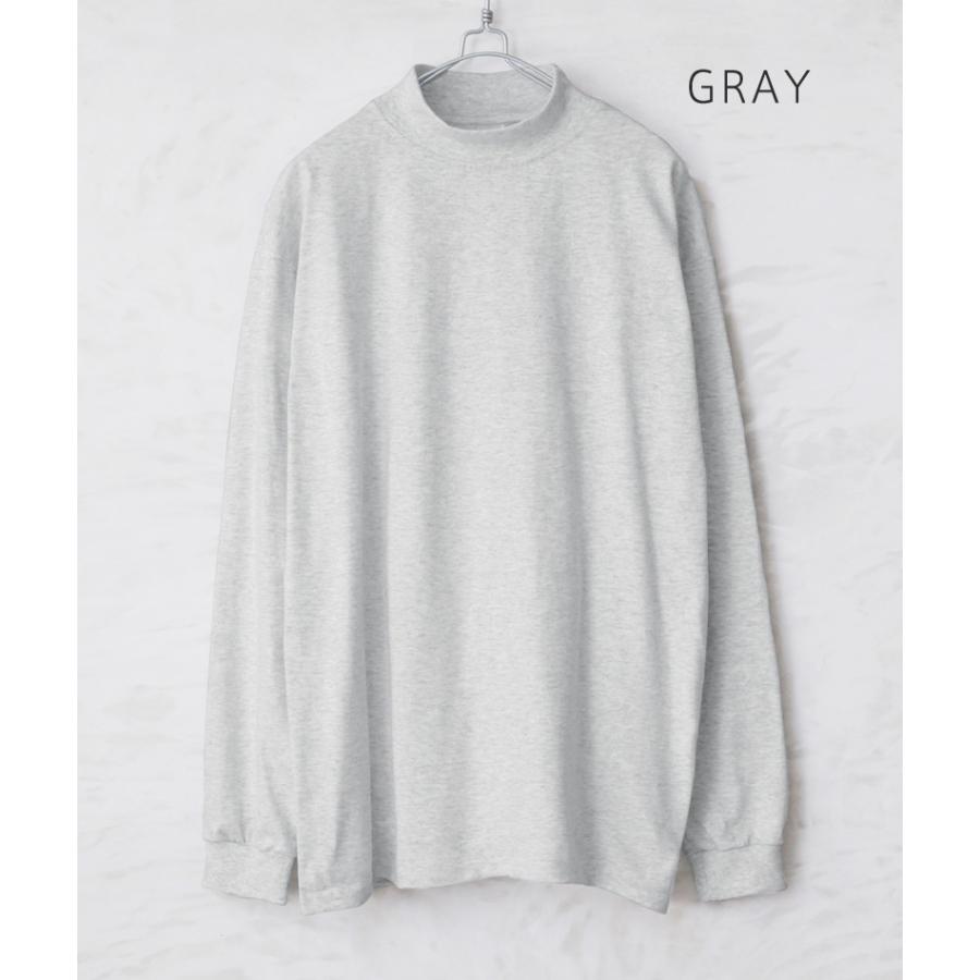 TNRCN モックネック Ｌ/Ｓ　TEE HEAD 高身長 モックネックゆるシルエットTシャツ（トール