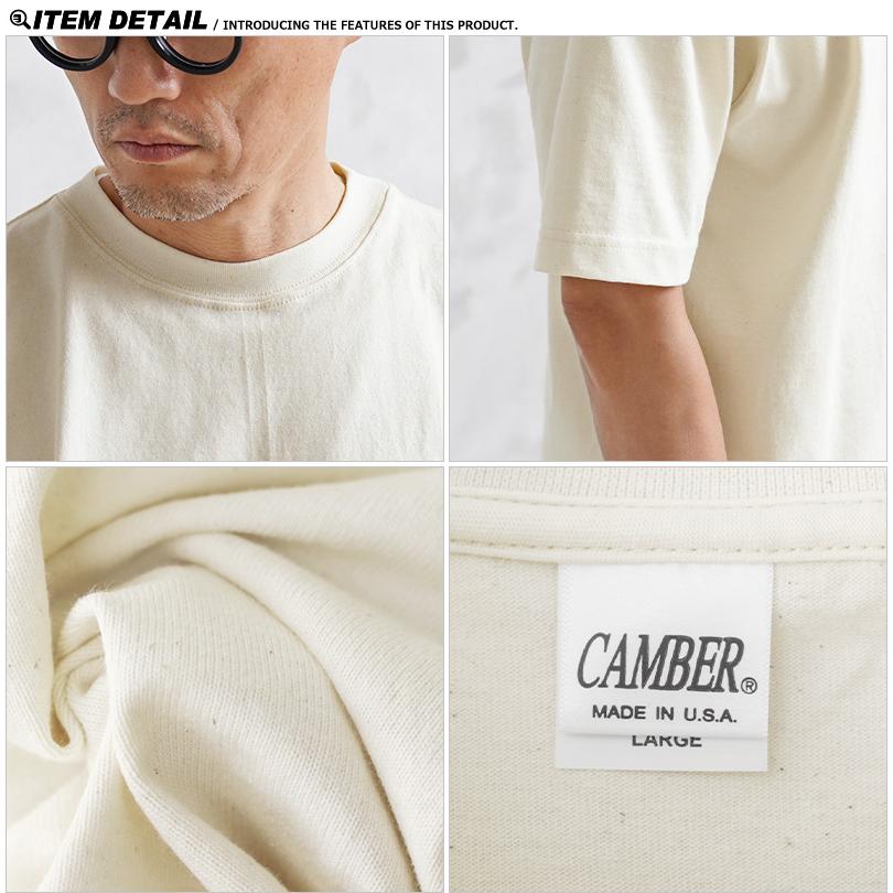 CAMBER キャンバー #301 8oz マックスウェイト 半袖Tシャツ MADE IN USA メンズ アメリカ製 肉厚 厚手 ヘビーウェイト アメカジ ブランド【T】｜waiper｜21