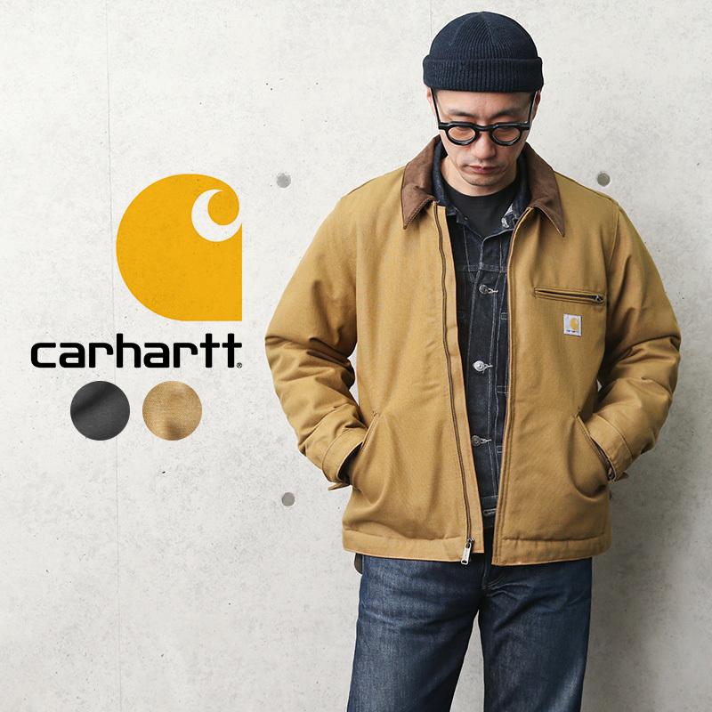 カーハート トラディショナルコート ワークジャケット ダック carhartt ブラウン ジャケット 古着 ワンポイントロゴ