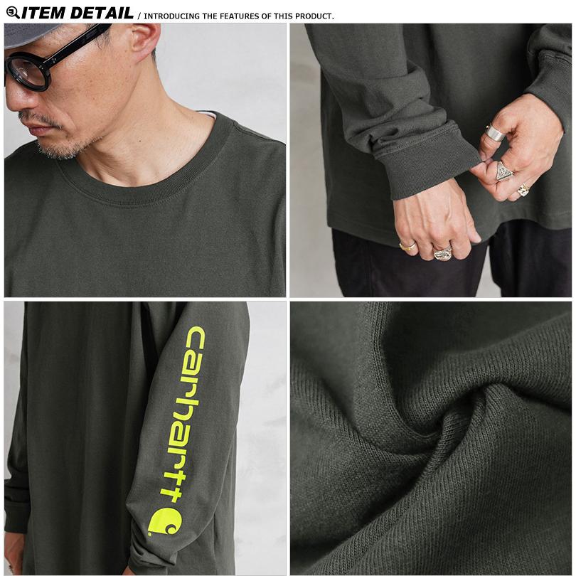 Carhartt カーハート CRHTT-K231 L/S GRAPHIC LOGO Tシャツ メンズ ロンT アメカジ ワーク ロゴ 袖プリント ゆったり ブランド【T】｜waiper｜15