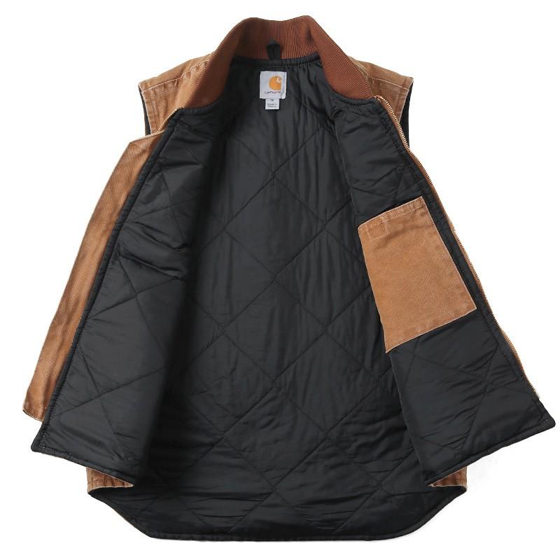 Carhartt カーハート V02 サンドストーン キルトライニング Carhartt カーハート V02 サンドストーン キルトライニング