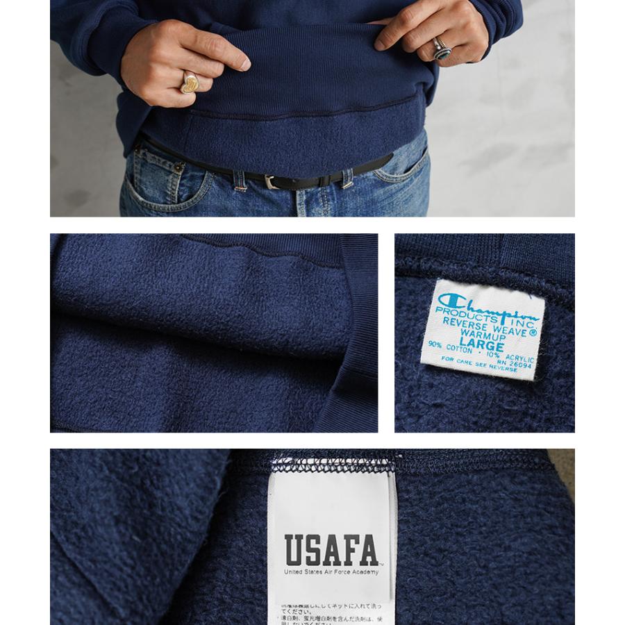Champion チャンピオン C3-A119 USAFA ハーフジップ フーデッド スウェットシャツ 日本製【クーポン対象外】【T】の画像
