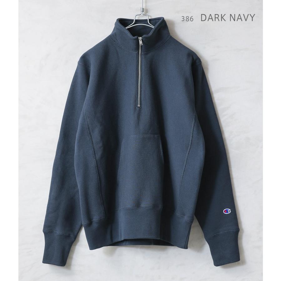 Champion チャンピオン C3-Y017 リバースウィーブ ハーフジップ