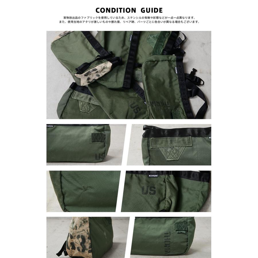 CHROME WAIPER.inc × クローム 実物 米軍 ダッフルバック CHROME WAIPER.inc × クローム 実物 米軍 ダッフルバック
