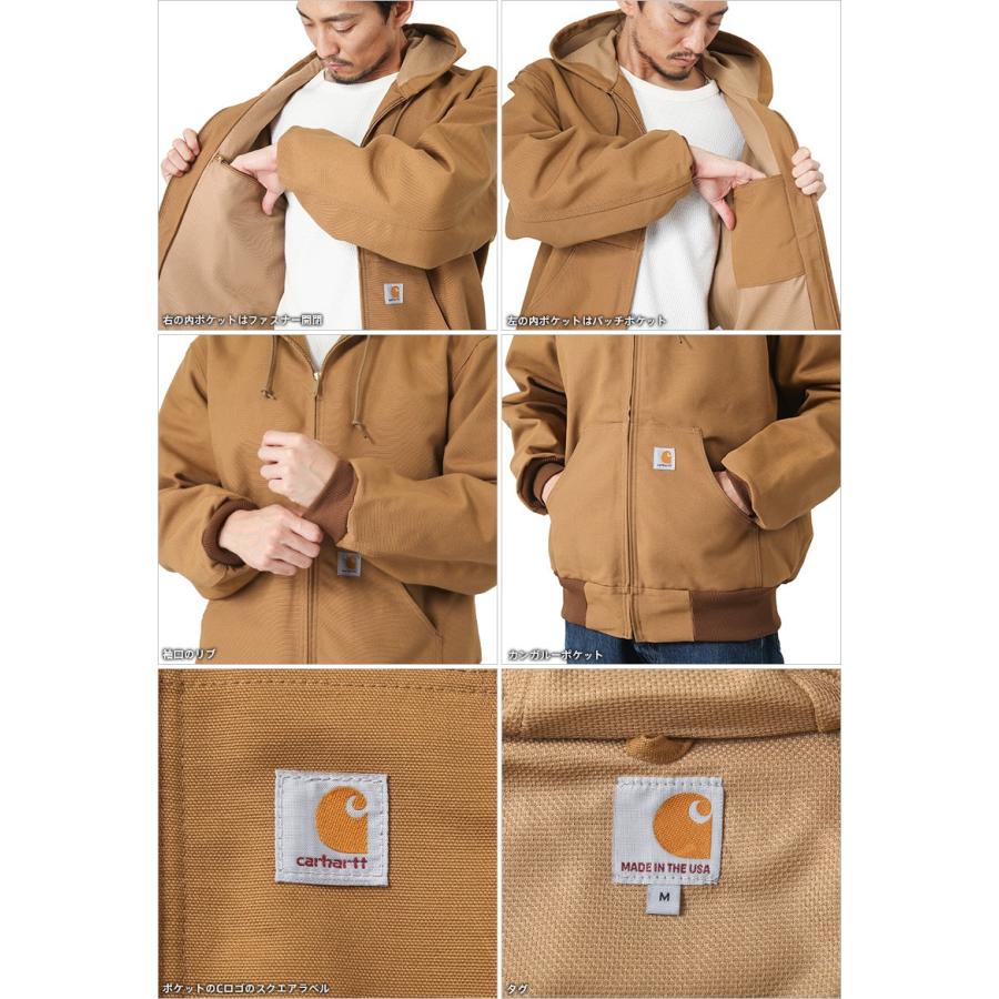 Carhartt カーハート CRHTT-J131 THERMAL LINED ACTIVE JACKET パーカー MADE IN USA メンズ ミリタリージャケット アウター ブランド アメリカ製【T】｜waiper｜13