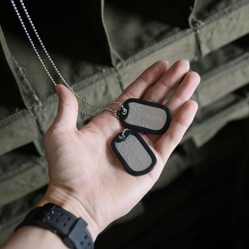 MILITARY（ミリタリー） 打刻OK！ネコポス対応！新品 米軍 IDタグ