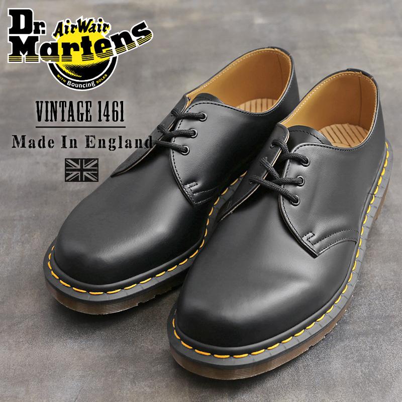 Dr.Martens ドクターマーチン VINTAGE 1461 3ホール シューズ MADE IN ENGLAND 英国製 ブーツ レザー ビンテージ ブランド【クーポン対象外】【T】｜waiper