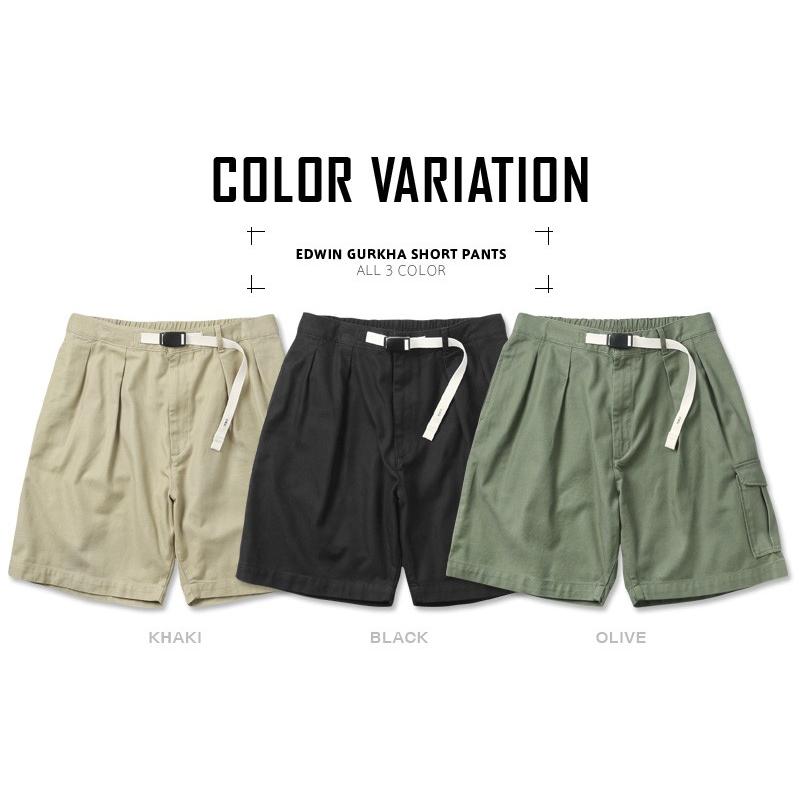 Edwin エドウィン K2052s Week And Day グルカショーツ ショートパンツ