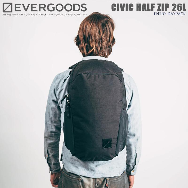 EVERGOODS エバーグッズ CIVIC HALF ZIP 26L バックパック EVERGOODS エバーグッズ CIVIC HALF ZIP 26L バックパック