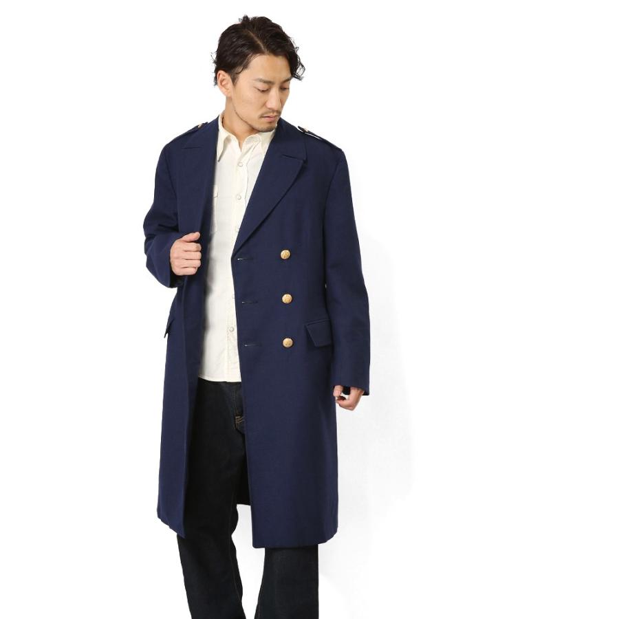 MILITARY（ミリタリー） 実物 新品 フランス軍NAVYギャバジンオーバー