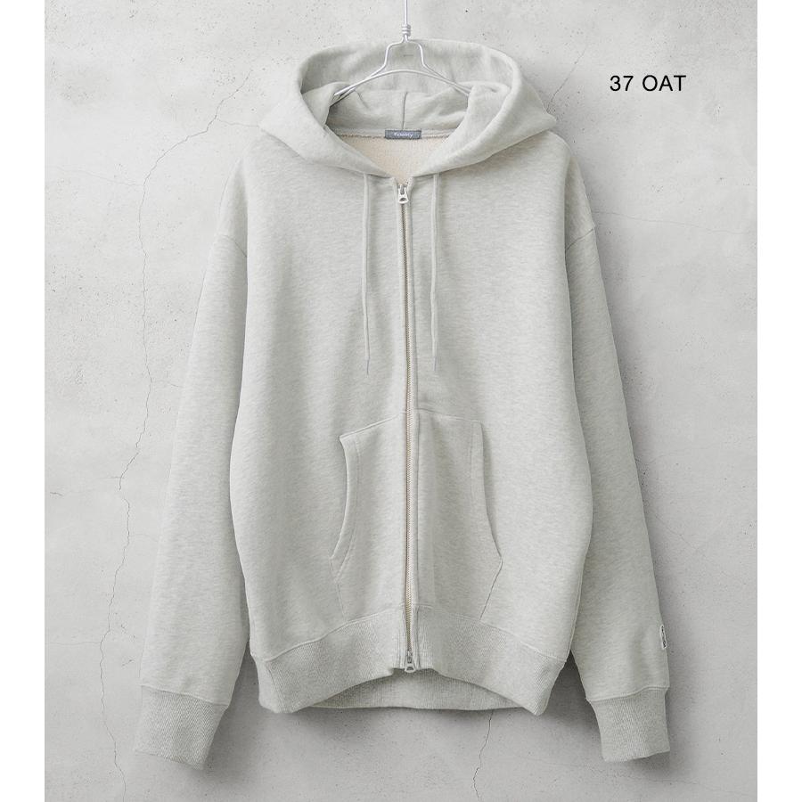 FIDELITY（フィデリティ） C-25775013 USA COTTON 1pt PATCH SWEAT ZIP