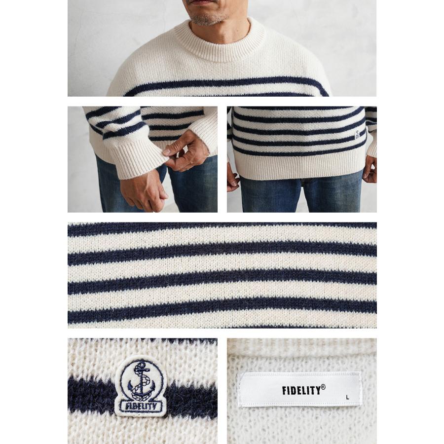 FIDELITY フィデリティ ND-23775011 MOHAIR WOOL CREW モヘア FIDELITY フィデリティ ND-23775011 MOHAIR WOOL CREW モヘア