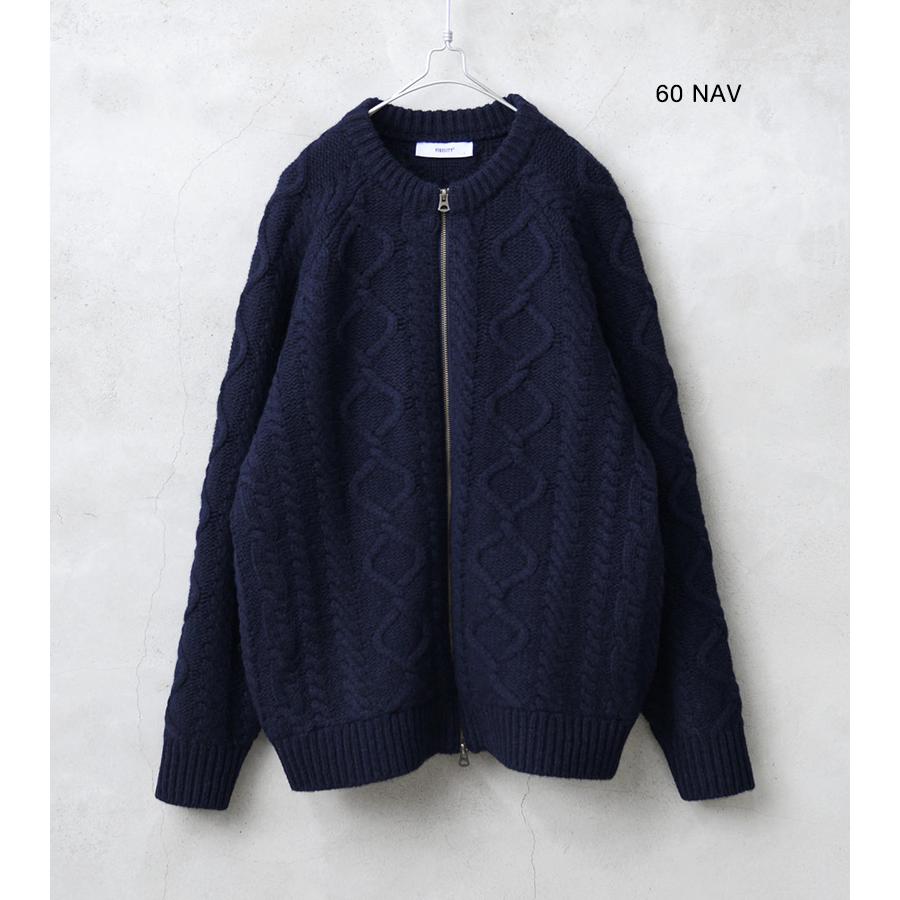 FIDELITY（フィデリティ） ND-23775014 SHETLAND WOOL FISHRMAN ZIP UP