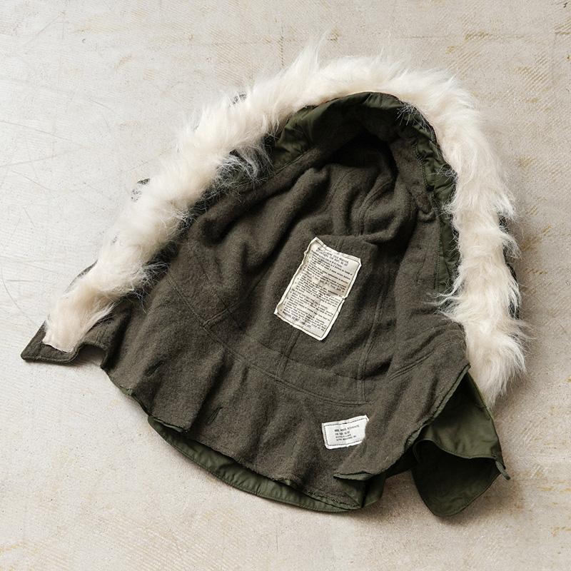 MILITARY 実物 新品 デッドストック 米軍 M-65用フード アクリル MILITARY 実物 新品 デッドストック 米軍 M-65用フード アクリル