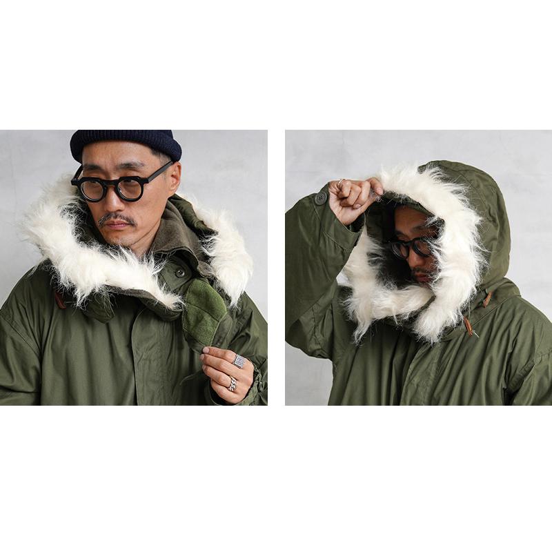 MILITARY 実物 新品 デッドストック 米軍 M-65用フード アクリル MILITARY 実物 新品 デッドストック 米軍 M-65用フード アクリル