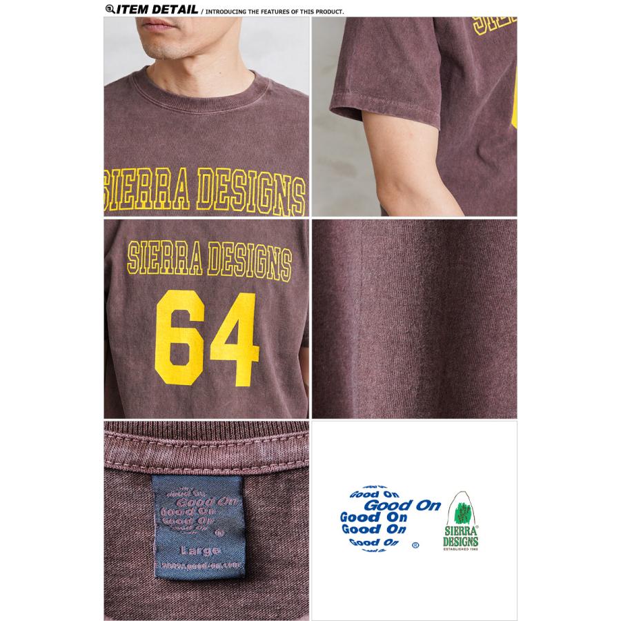 GOOD ON Good On×SIERRA DESIGNS 1520(2302)64 S/S クルー GOOD ON Good On×SIERRA DESIGNS 1520(2302)64 S/S クルー