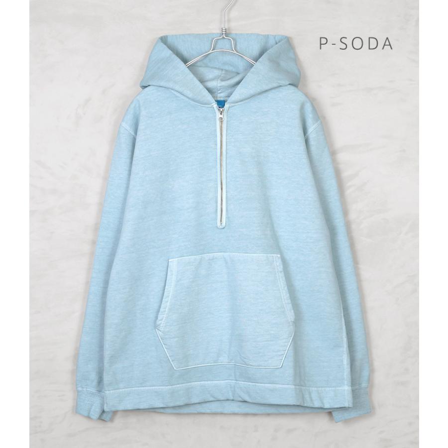 GOOD ON（グッドオン） GOBW-1610 L/S Rough 1/2ジップ プルオーバー