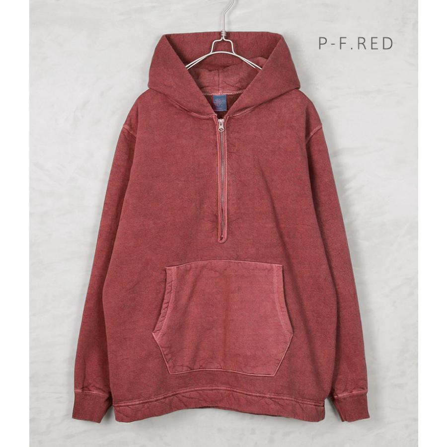 GOOD ON（グッドオン） GOBW-1610 L/S Rough 1/2ジップ プルオーバー