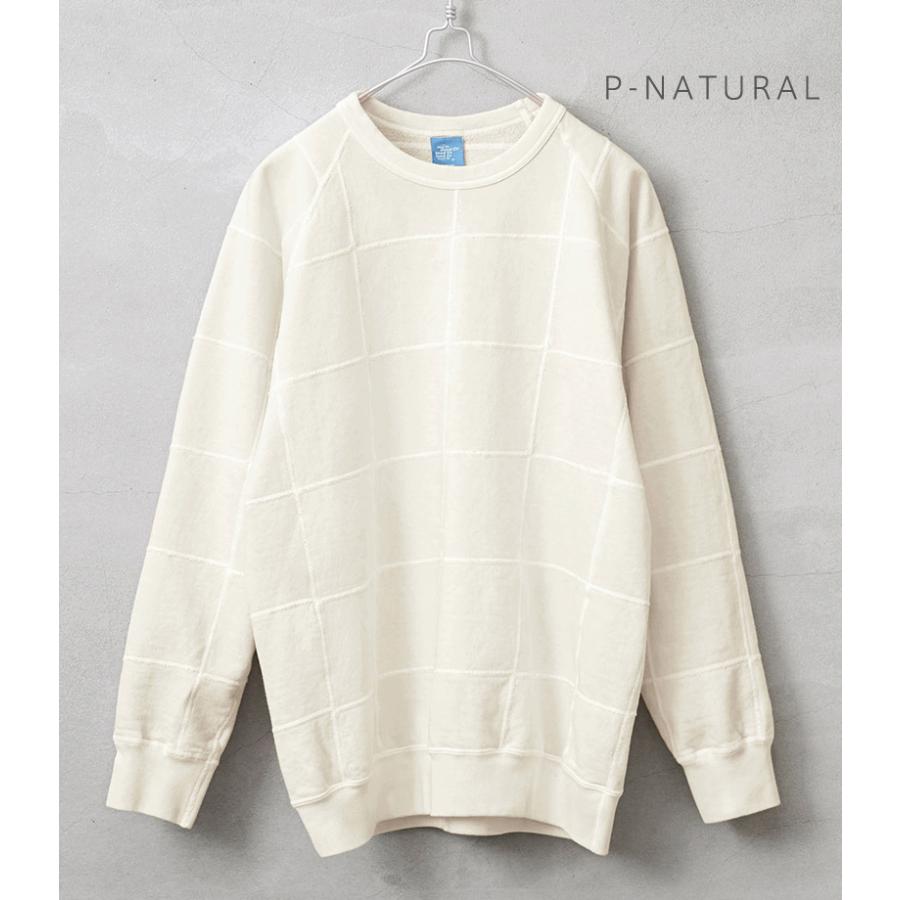 GOOD ON（グッドオン） GOBW-2308 パッチワーク ラグラン クルーネック