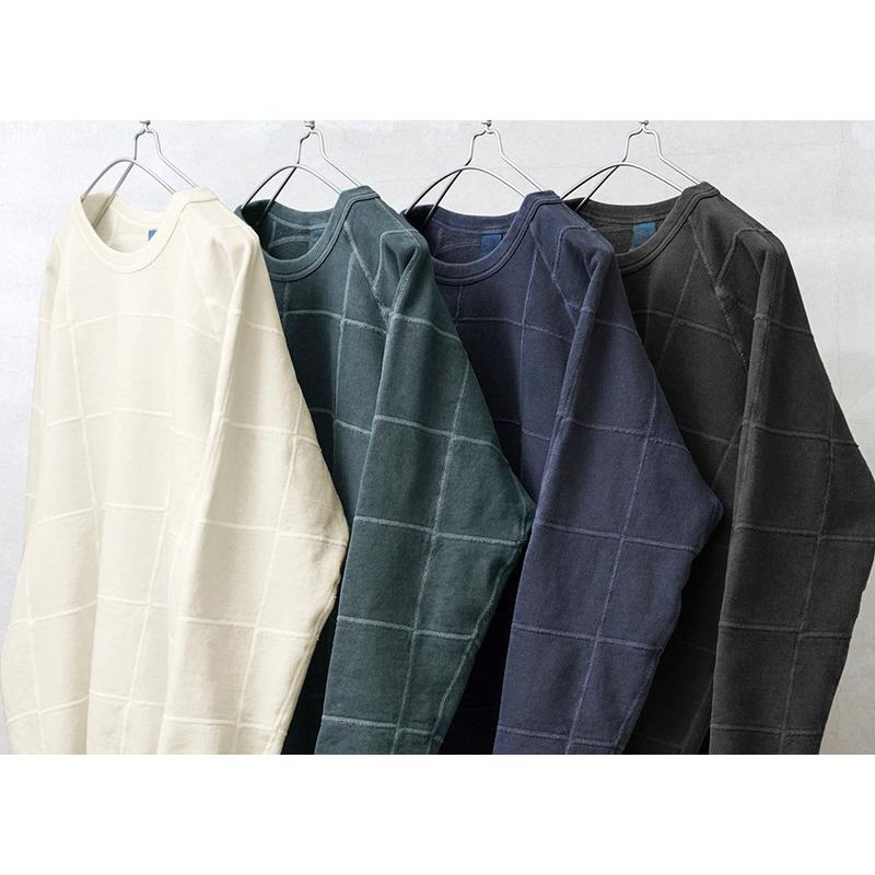 GOOD ON（グッドオン） GOBW-2308 パッチワーク ラグラン クルーネック