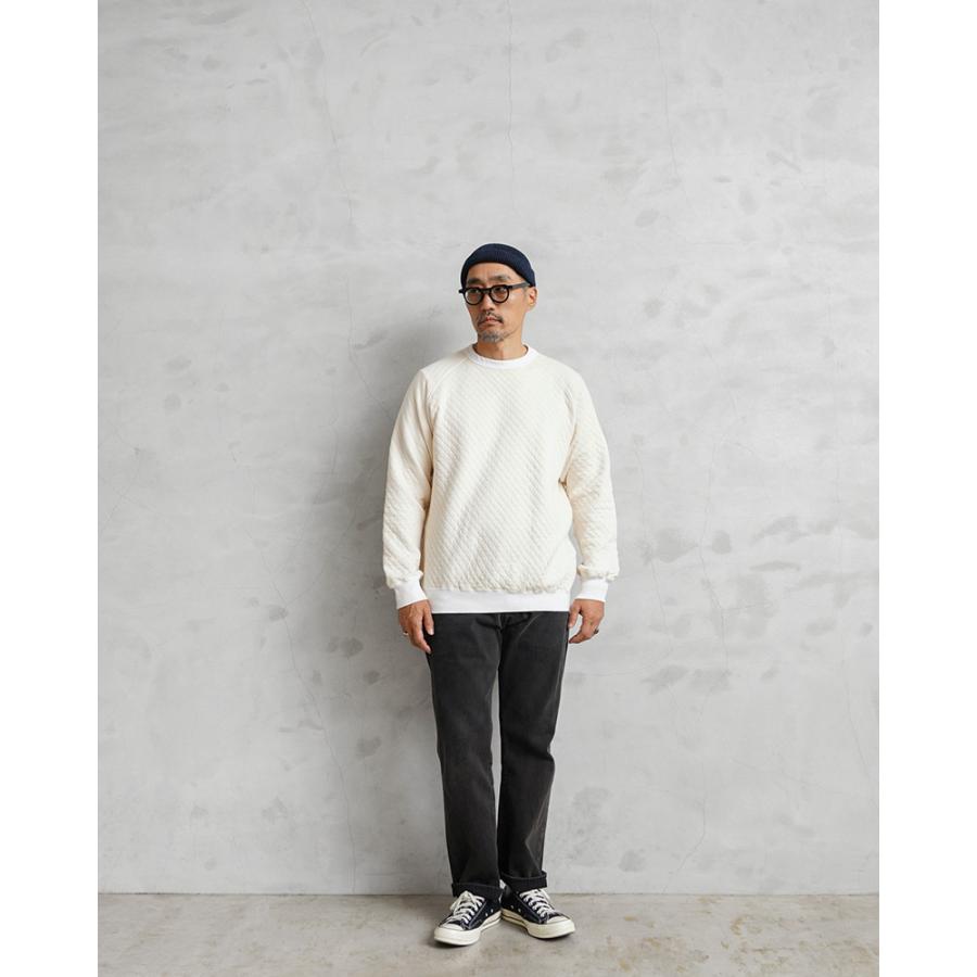 GOOD ON（グッドオン） GOBW-2402 L/S 光電子 キルト ラグラン クルー 