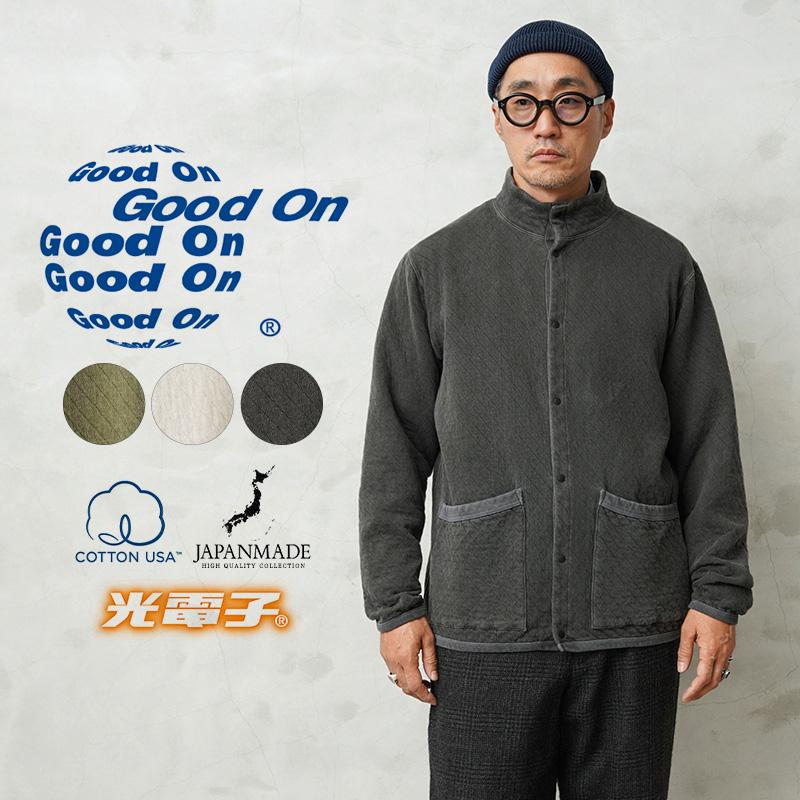 Good On グッドオン GOBW-2403 L/S 光電子 キルト ジャケット 日本製【Sx】【T】 GOOD ON（グッドオン） GOBW-2403 L/S 光電子 キルト ジャケット 日本