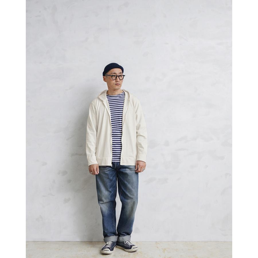 Good On グッドオン GOLT-1303 ジップ フードTEEパーカー 日本製【Sx】【T】｜メンズ レディース トップス アメカジ サーフ スケーター ファッション 無地 シンプル デザイン 薄手 ブランド おしゃれ GOOD ON（グッドオン） GOLT-1303 ジップ フードTEEパーカー 日本製