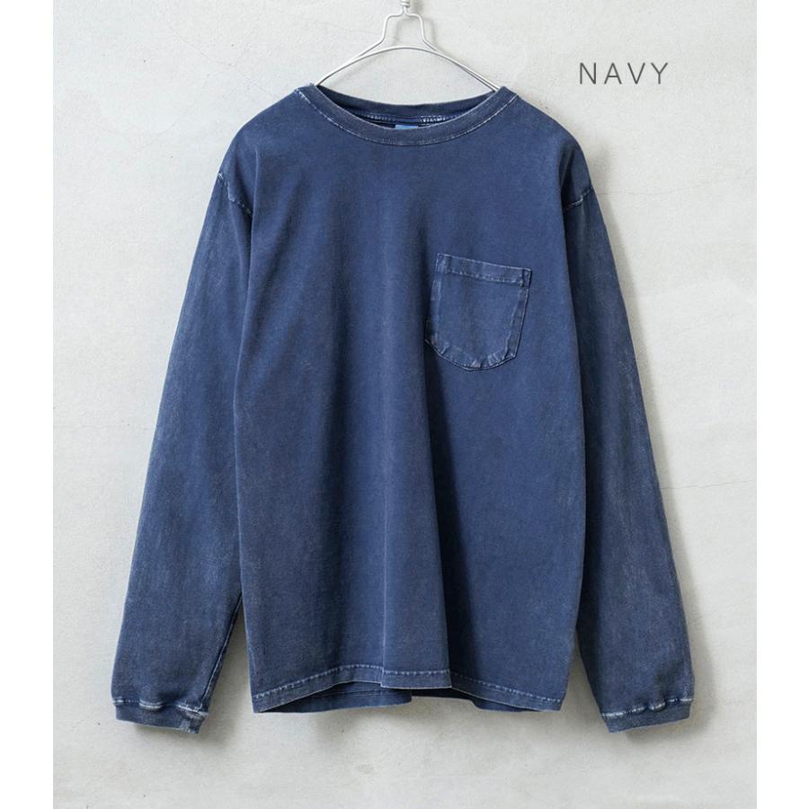 GOOD ON（グッドオン） GOLT-1306VD L/S ポケット Tシャツ VINTAGE DYE