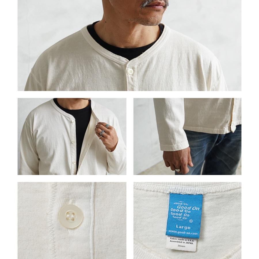 GOOD ON（グッドオン） GOLT1703 クルー Tシャツ カーディガン 日本製 