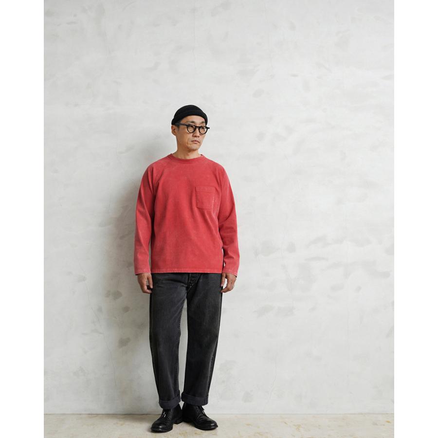 GOOD ON（グッドオン） GOLT-1805VD L/S ヘビー ラグラン ポケットT 