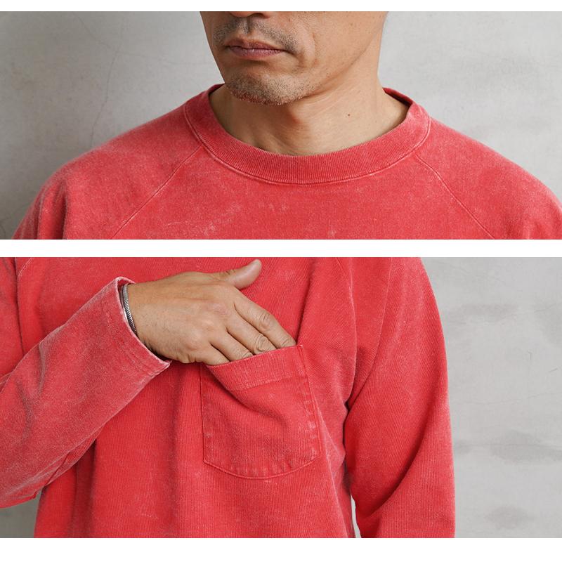 GOOD ON（グッドオン） GOLT-1805VD L/S ヘビー ラグラン ポケットT 