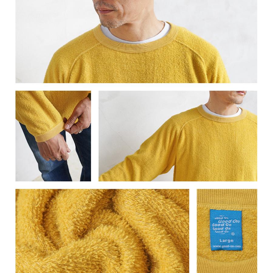GOOD ON（グッドオン） GOLT-2301 ダブルパイル L/S クルーネックT 