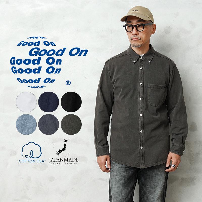 GOOD ON（グッドオン） GOLT-2502 L/S ボタンダウン ポロTシャツ 日本