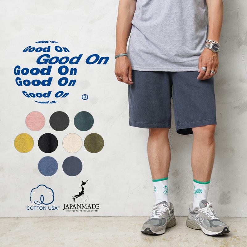 good on グッドオン　つなぎ　M 生成り GOOD ON（グッドオン） カラー別注 XXL&XXXL ショートスリーブ クルー