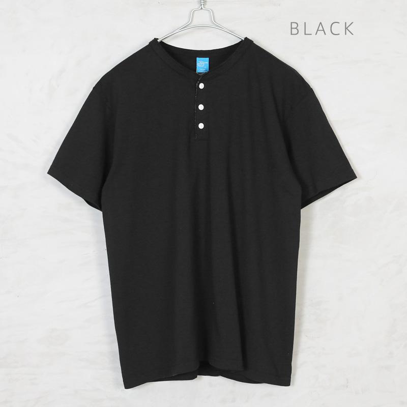 GOOD ON（グッドオン） GOST-1102 S/S ヘンリーネックTシャツ 日本製