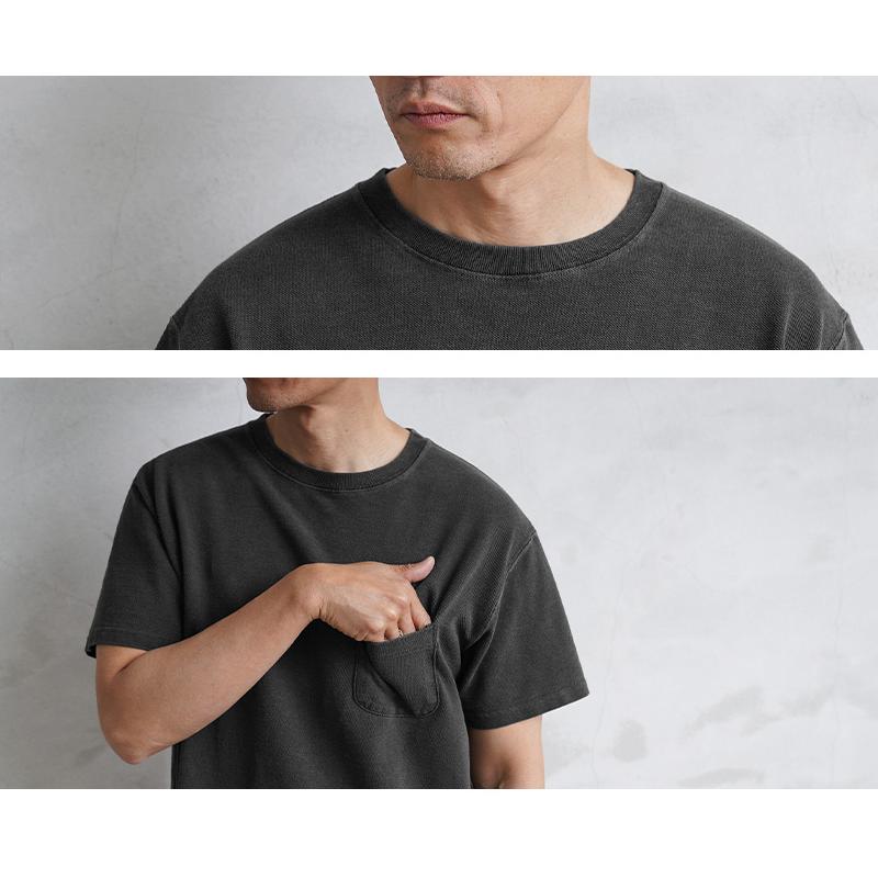 GOOD ON（グッドオン） GOST-1702 S/S ピケ ポケットTシャツ 日本製