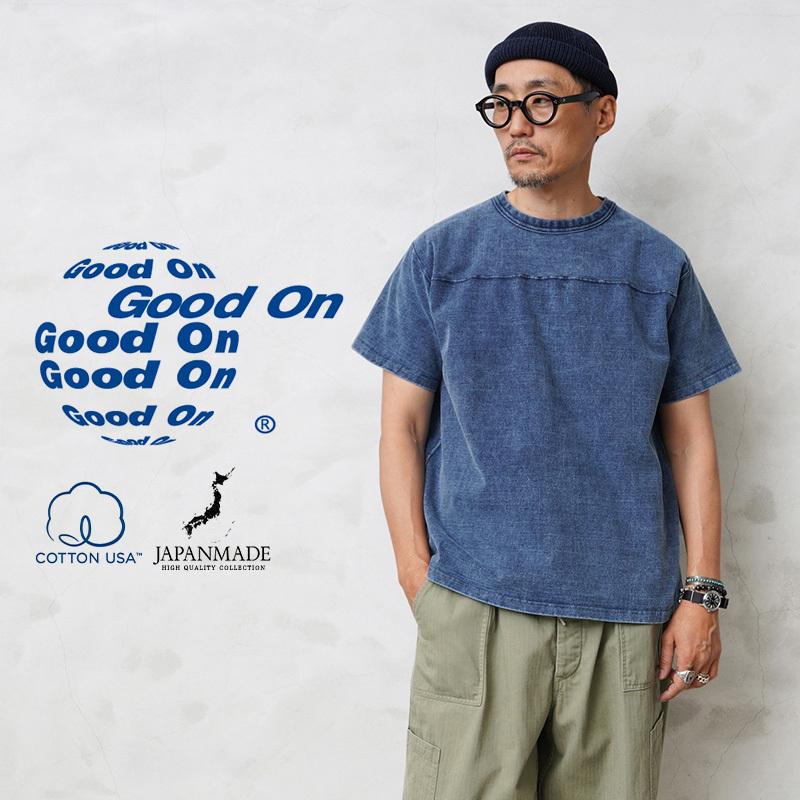 GOOD ON（グッドオン） GOST-1906IS S/S ヘビー フットボールTシャツ