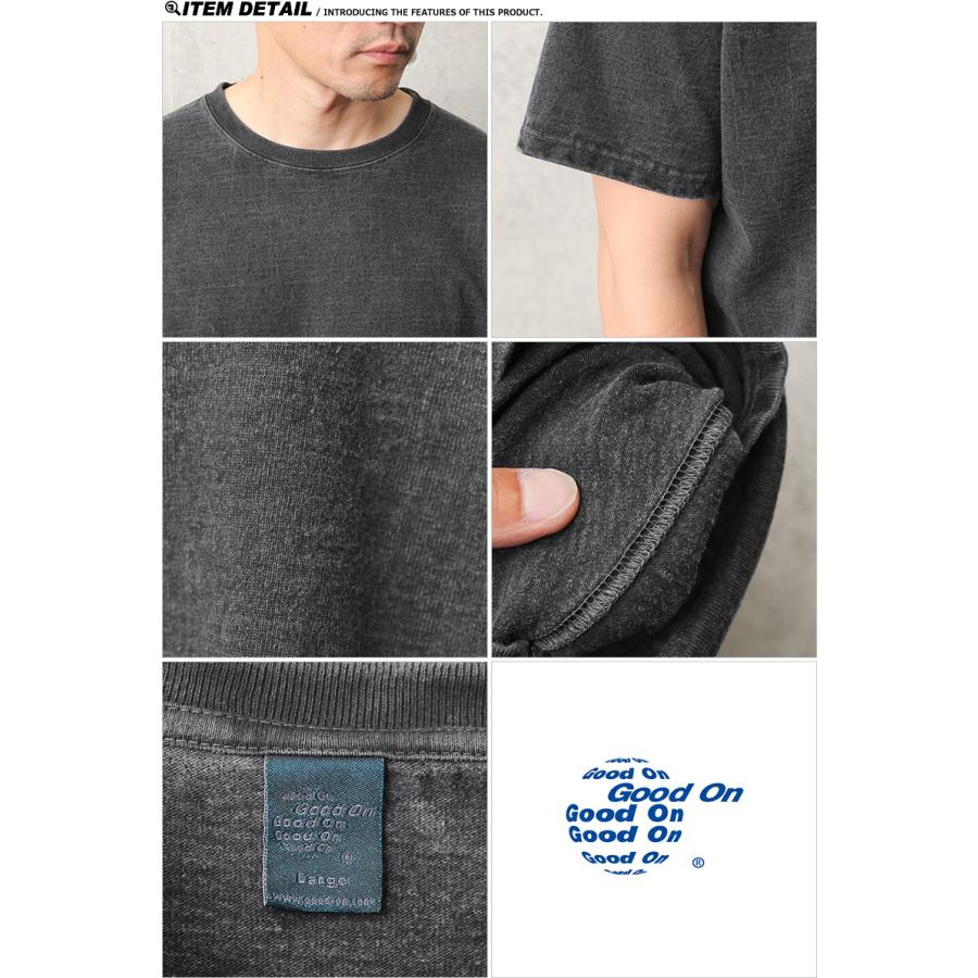 GOOD ON（グッドオン） GOST-2109 S/S ヘビー クルーネックTシャツ