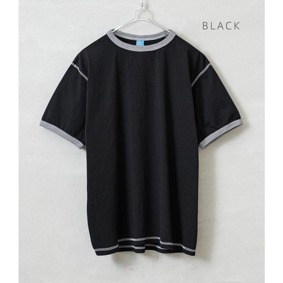 GOOD ON（グッドオン） GOST-2402 S/S 80's リンガー Tシャツ 日本製