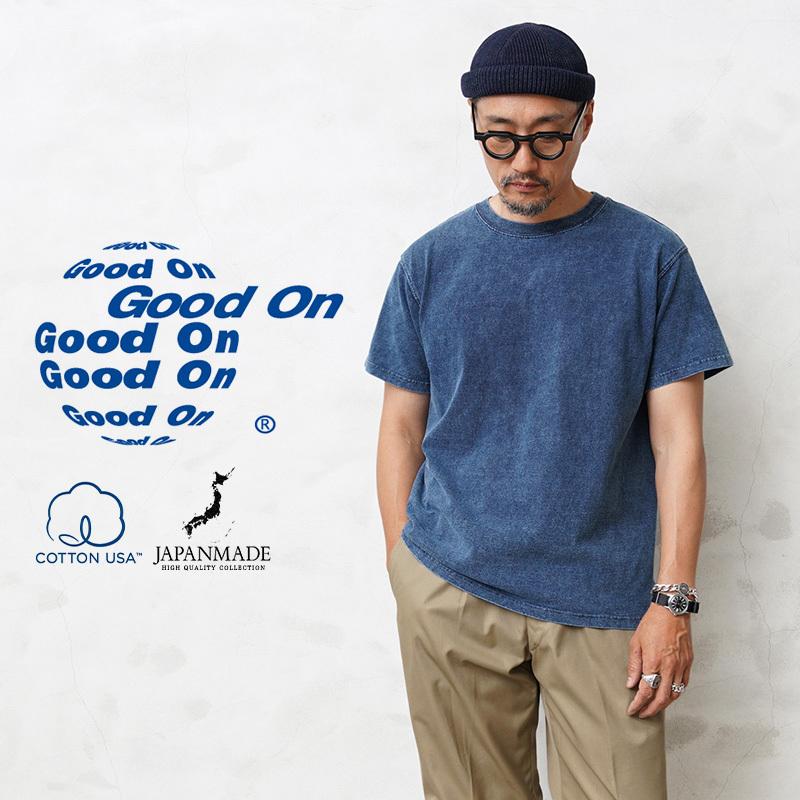 GOOD ON（グッドオン） GOST-701IS S/S クルーネックTシャツ INDIGO