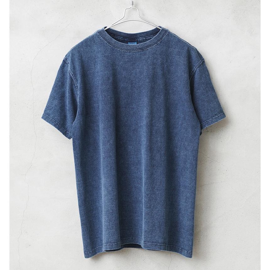 GOOD ON（グッドオン） GOST-701IS S/S クルーネックTシャツ INDIGO