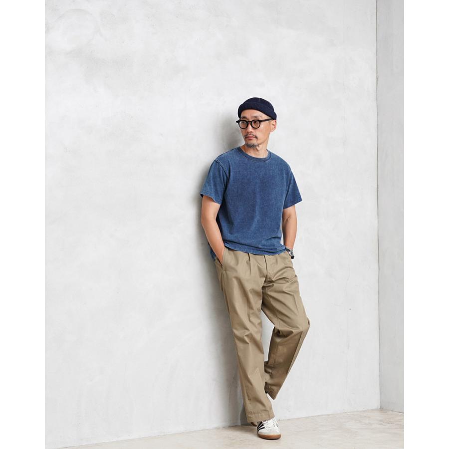 GOOD ON（グッドオン） GOST-701IS S/S クルーネックTシャツ INDIGO