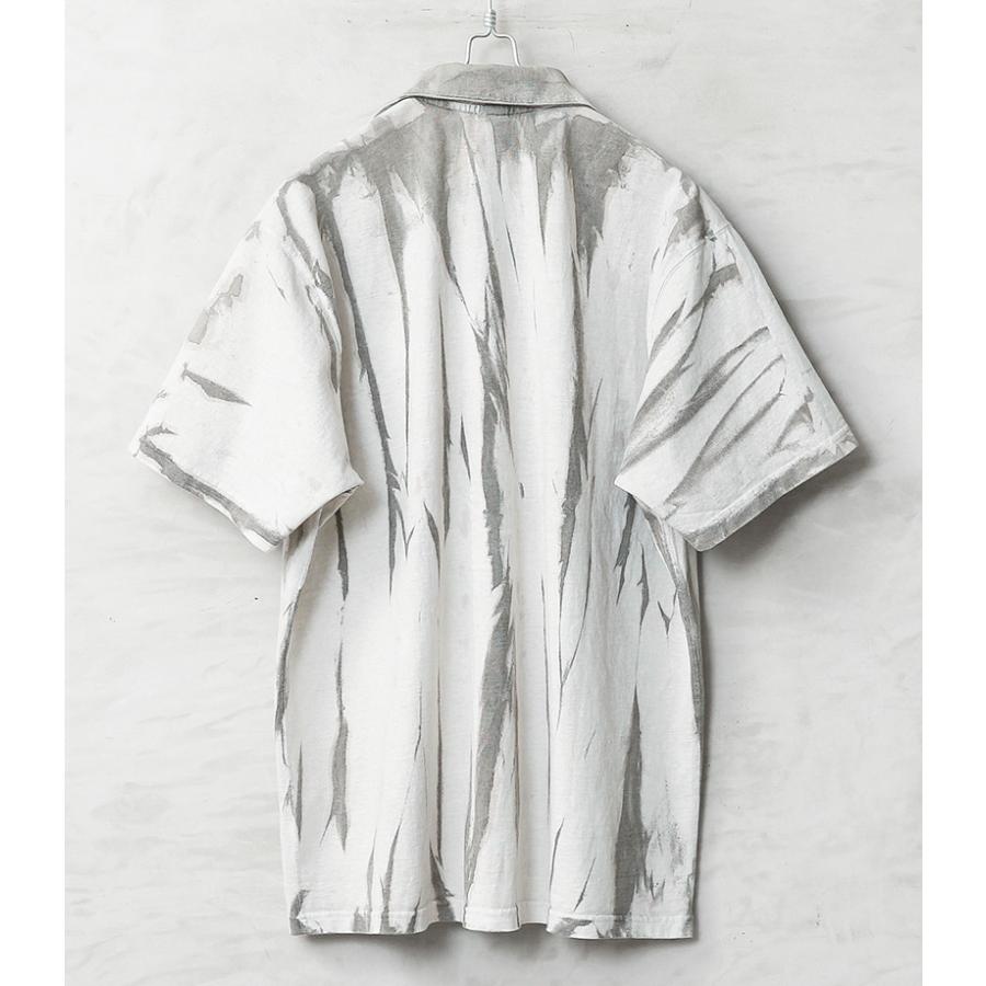 Good On×KOUHEI TERRAI KTER2612 KAKI TIEDYE OPEN TEE 柿渋弁柄 縦 S/S オープンカラー シャツ 日本製 開襟シャツ アメカジ ブランド【クーポン対象外】【T】 | GOOD ON | 06