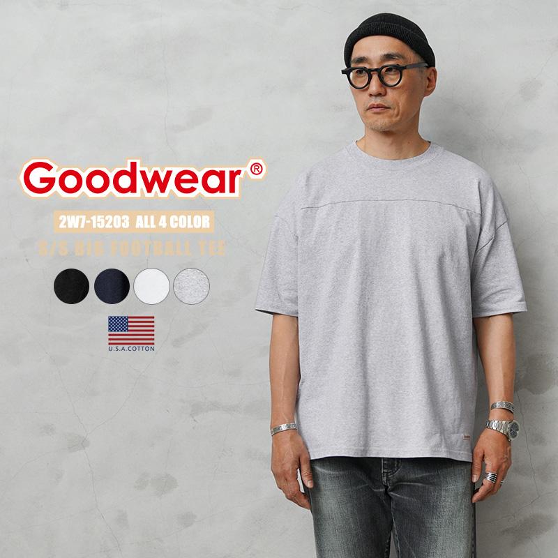 Goodwear グッドウェア 2W7-15203 USAコットン S/S フットボール T 