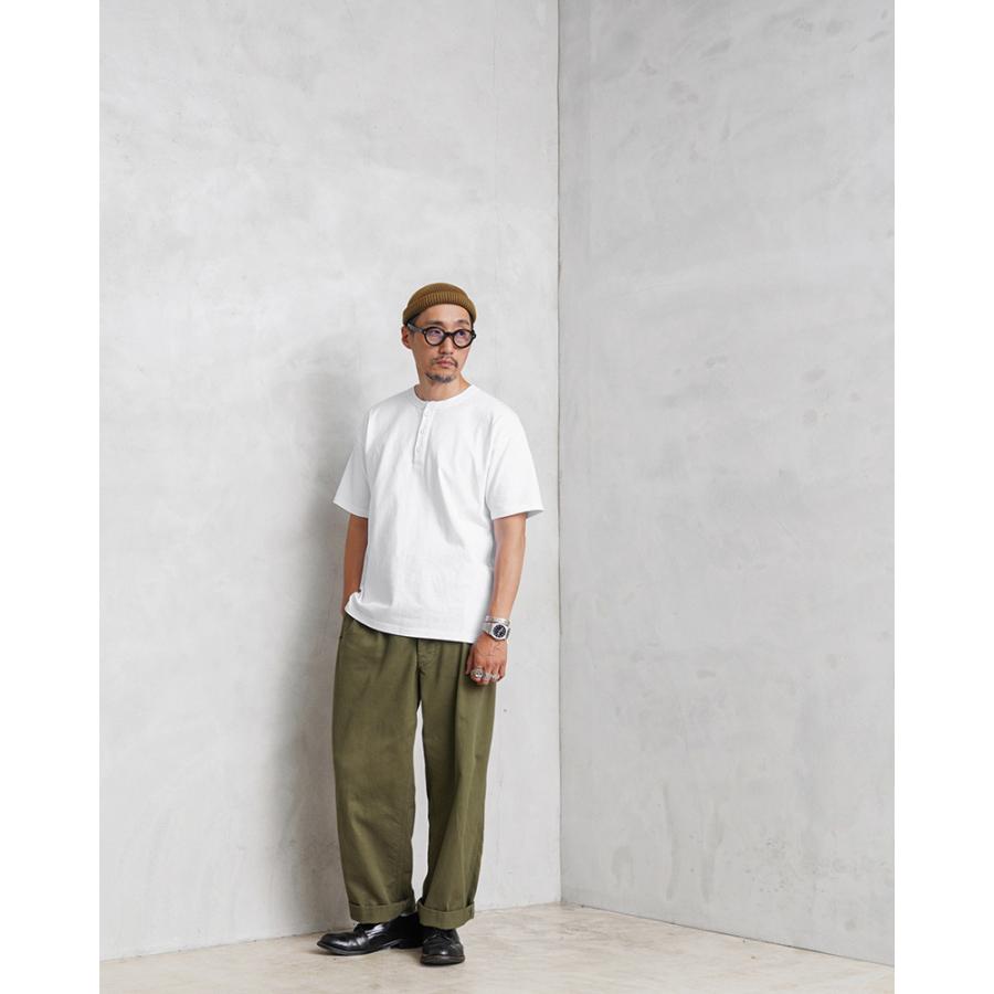 Goodwear グッドウェア 2W7-2522 USAコットン S/S ヘンリー Goodwear グッドウェア 2W7-2522 USAコットン S/S ヘンリー